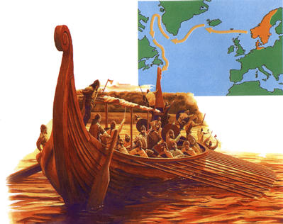 From their homeland in Scandinavia, the Vikings travelled across half the world