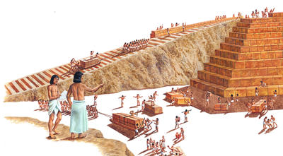 The Great Pyramid was built as a tomb for King Khufu by free men (not slaves), who laboured in honour of their king.